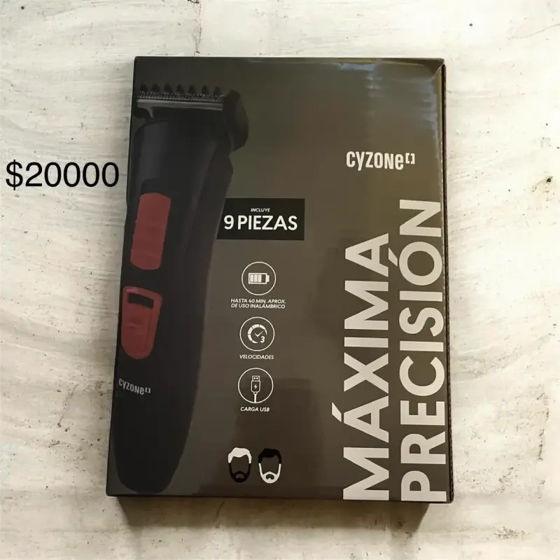 Máquina de Afeitar Cyzone 9 Piezas Inalámbrica - 1