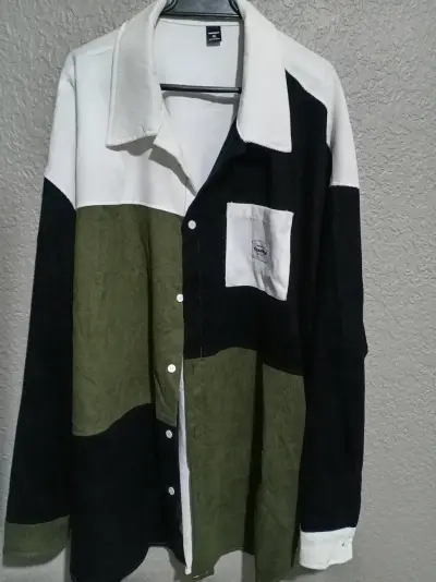 Camisa de franela a cuadros para hombre - miniatura 1
