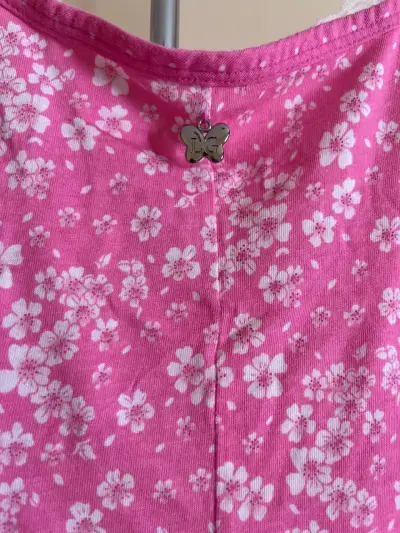 Camisón rosa con encaje Lady Genny talla S + colet - miniatura 4