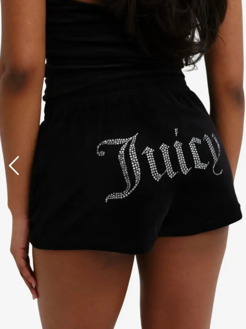 Conjunto deportivo Juicy Couture negro con cristales - 2