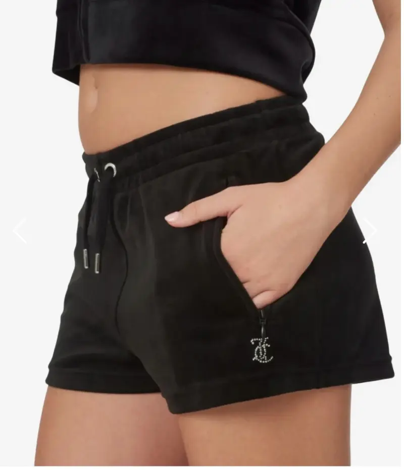 Conjunto deportivo Juicy Couture negro con cristales - 3