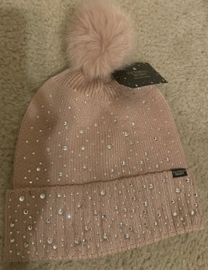 Gorro de lana con pompon y brillantes Victoria's Secret - 2
