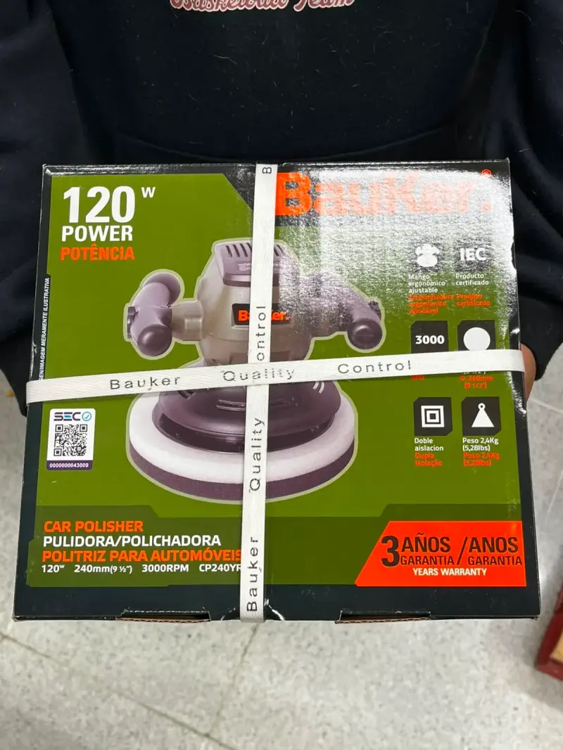 Pulidora para autos Bauker 120W‼️ - 1