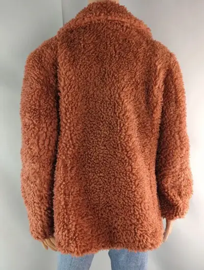 Abrigo  marrón anaranjado  para mujer - miniatura 2