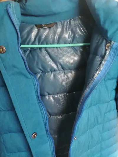 Parka azul con capucha de Doite - miniatura 3