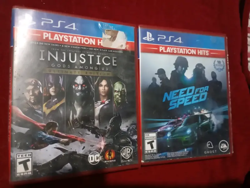 Juegos PS4 Injustice y Need for Speed