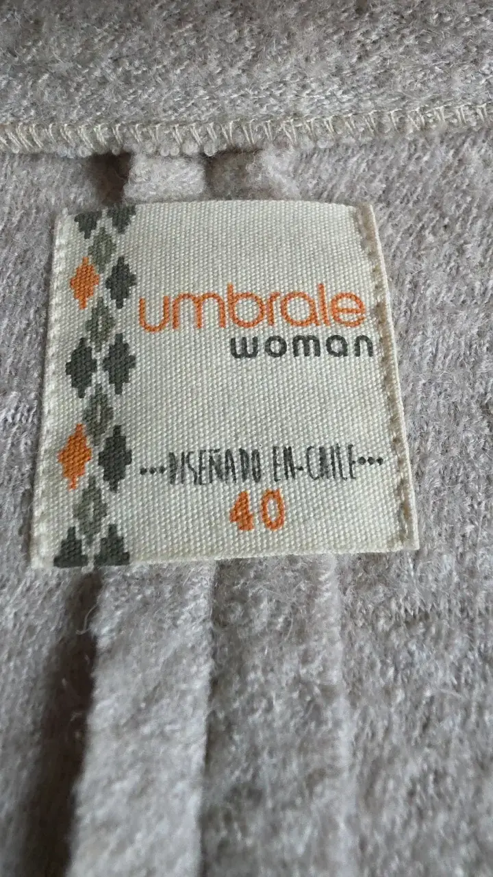 Abrigo de lana beige con capucha Umbrale - 2