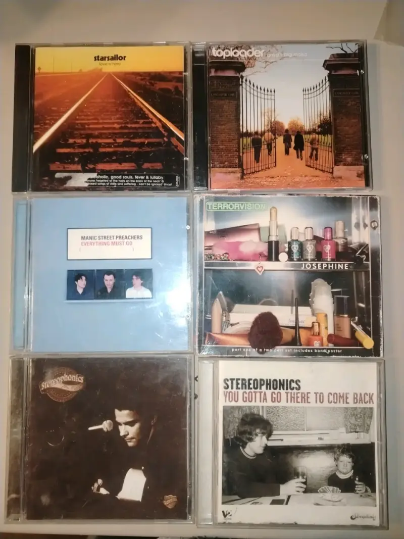 Colección de CDs brit pop, indie rock y folk rock - 3