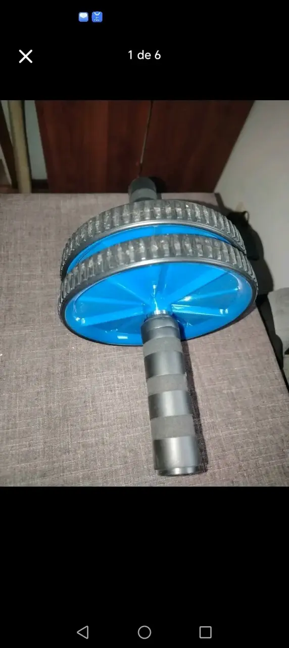 Rueda de Ejercicio Abdominal Azul - 2