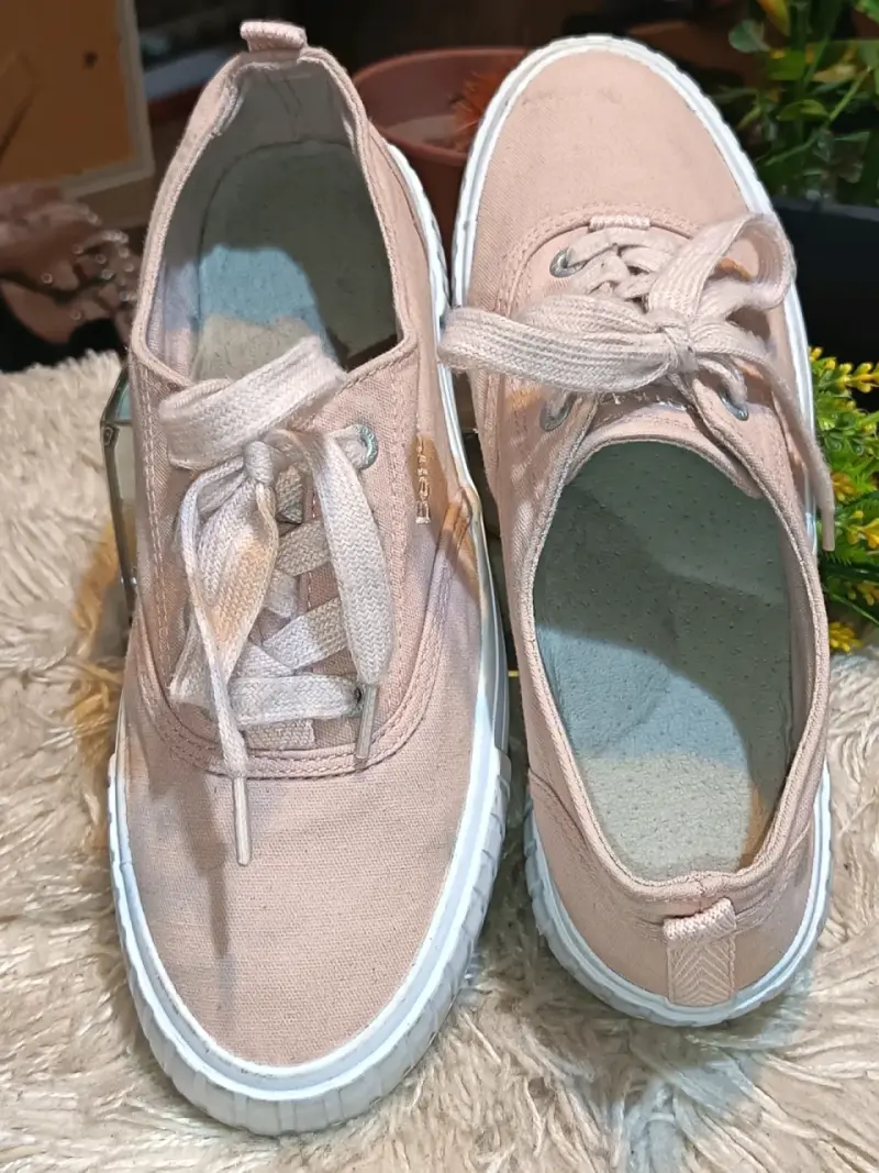 Zapatillas casuales rosadas para mujer - 2