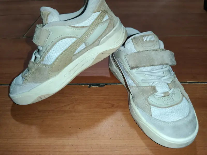 Zapatillas deportivas beige para niños Puma - 1