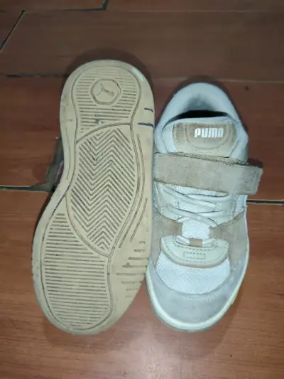 Zapatillas deportivas beige para niños Puma - miniatura 2