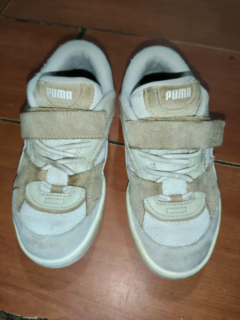 Zapatillas deportivas beige para niños Puma - 3