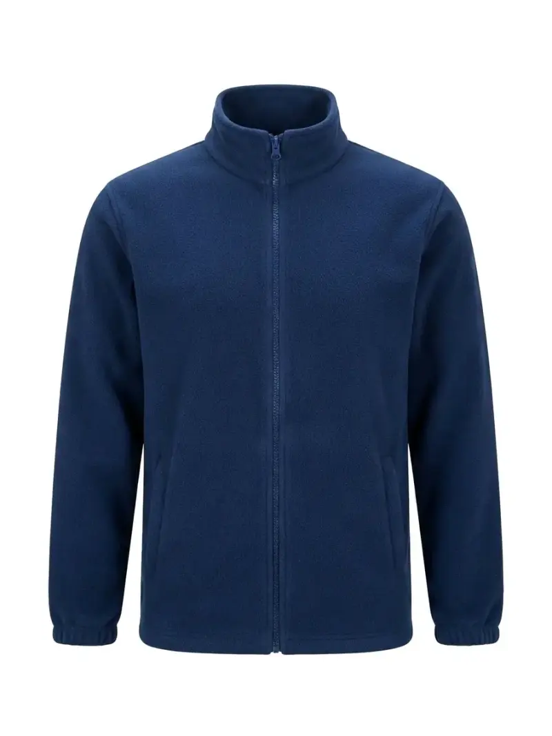 Chaqueta polar azul para hombre