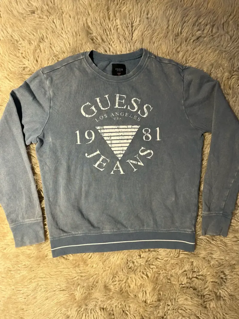 Polerón azul Guess Jeans Los Angeles 1981 - 1