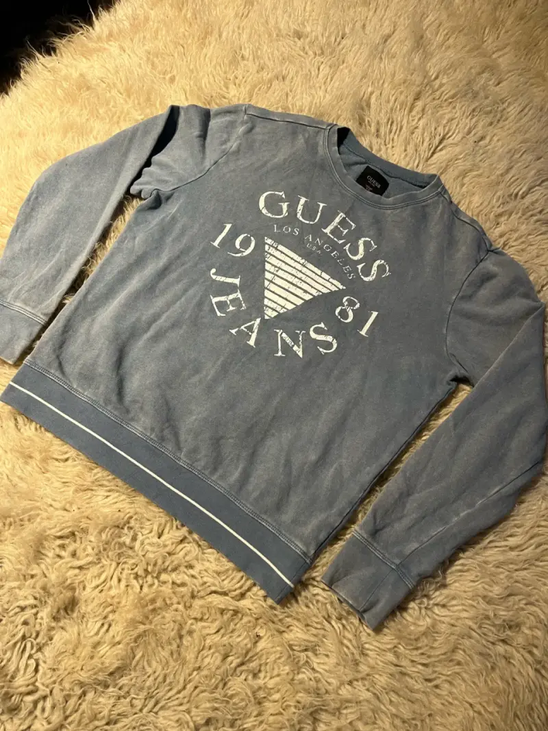 Polerón azul Guess Jeans Los Angeles 1981 - 2