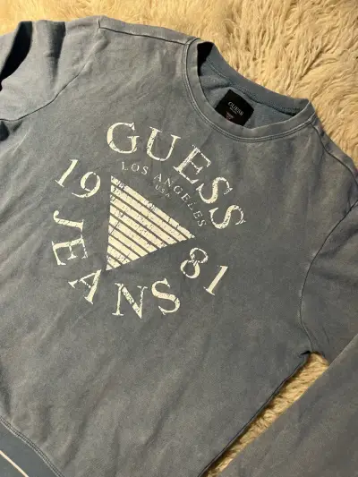 Polerón azul Guess Jeans Los Angeles 1981 - miniatura 3