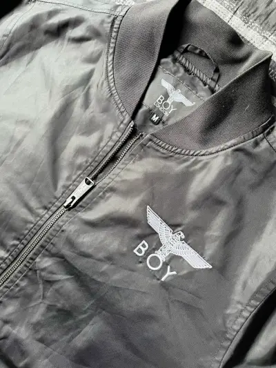 Chaqueta Bomber Negra Boy London - miniatura 1