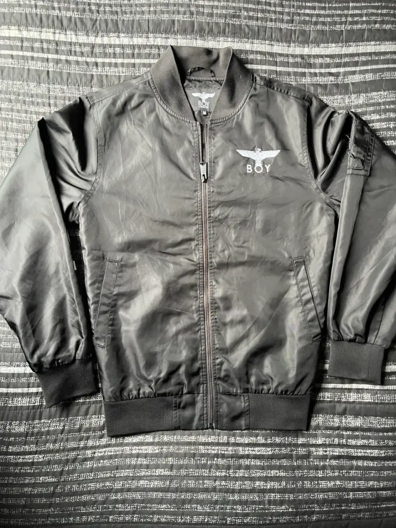 Chaqueta Bomber Negra Boy London - 2