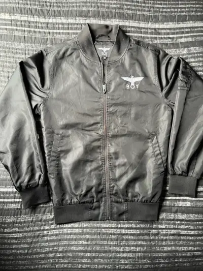 Chaqueta Bomber Negra Boy London - miniatura 2