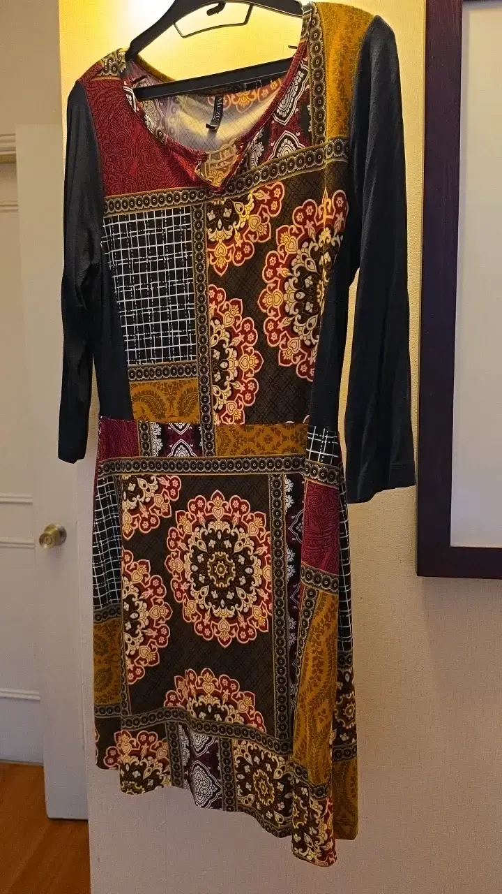 Vestido estampado multicolor Muzu talla L
