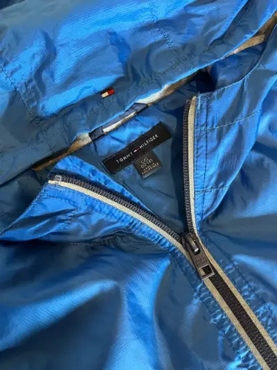 Chaqueta cortaviento azul Tommy  para hombr - miniatura 3