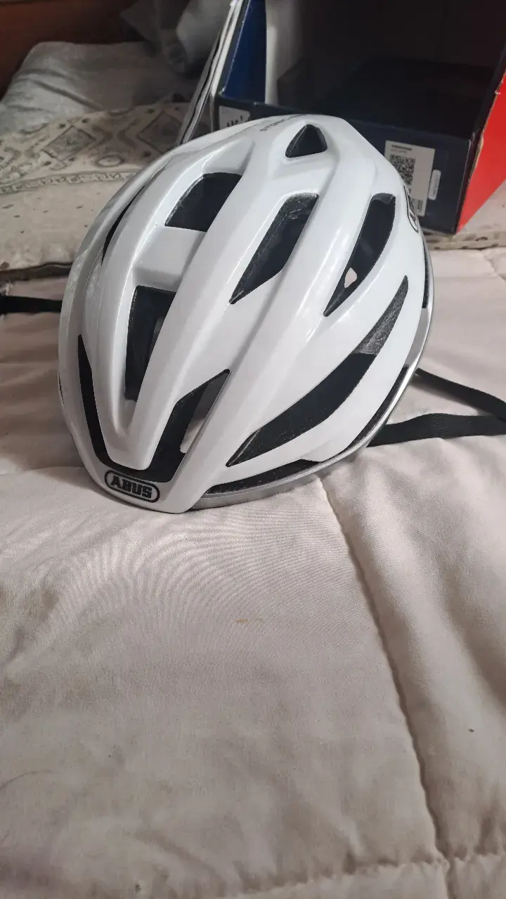 Casco Ciclismo Abus Stormchaser blanco Talla L - 1
