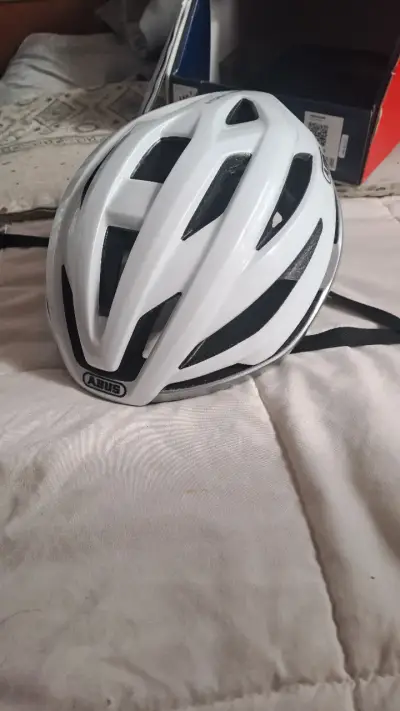 Casco Ciclismo Abus Stormchaser blanco Talla L - miniatura 1