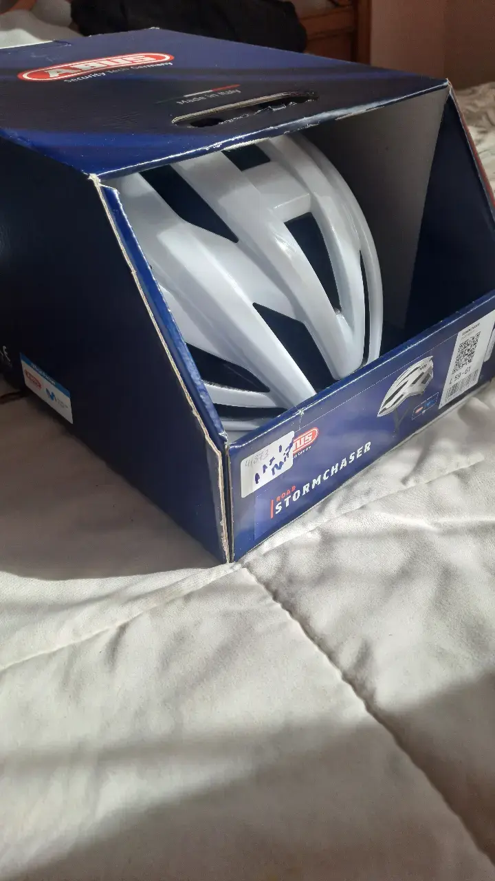 Casco Ciclismo Abus Stormchaser blanco Talla L - 4