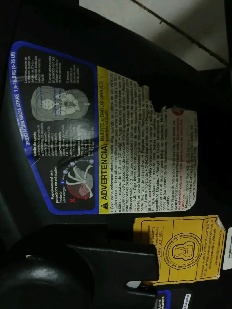 Silla de Auto Britax B-Safe Gen2 US Negra - 5