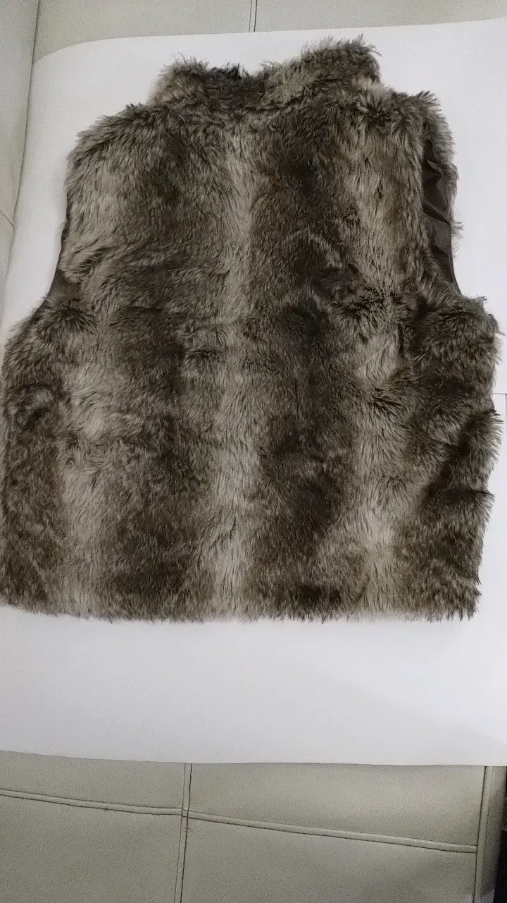 Chaleco de piel sintética gris Blugirl M - 5