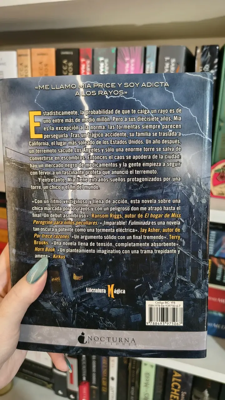 Libro 'Fulminada' de Jennifer Bosworth original - 2