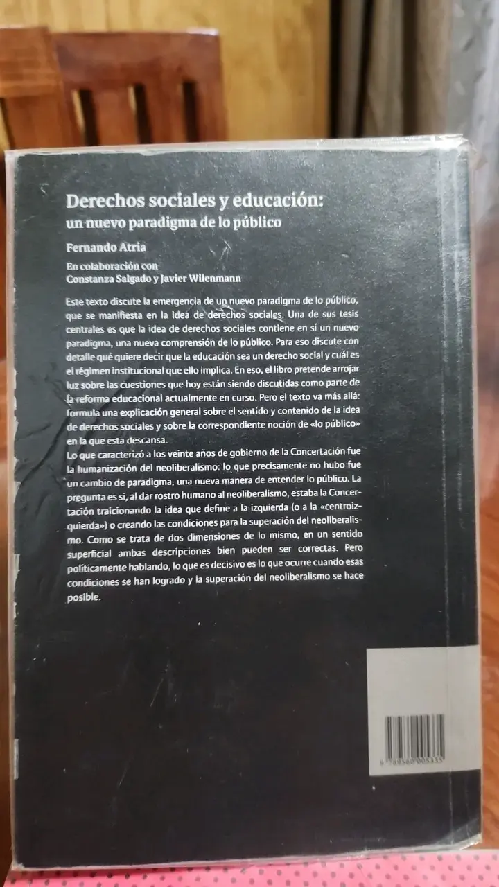 Libro Derechos Sociales y Educación de Fernando Atria - 2