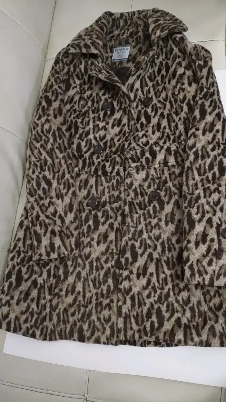 Abrigo de Leopardo Opposite Básicos XS - 1