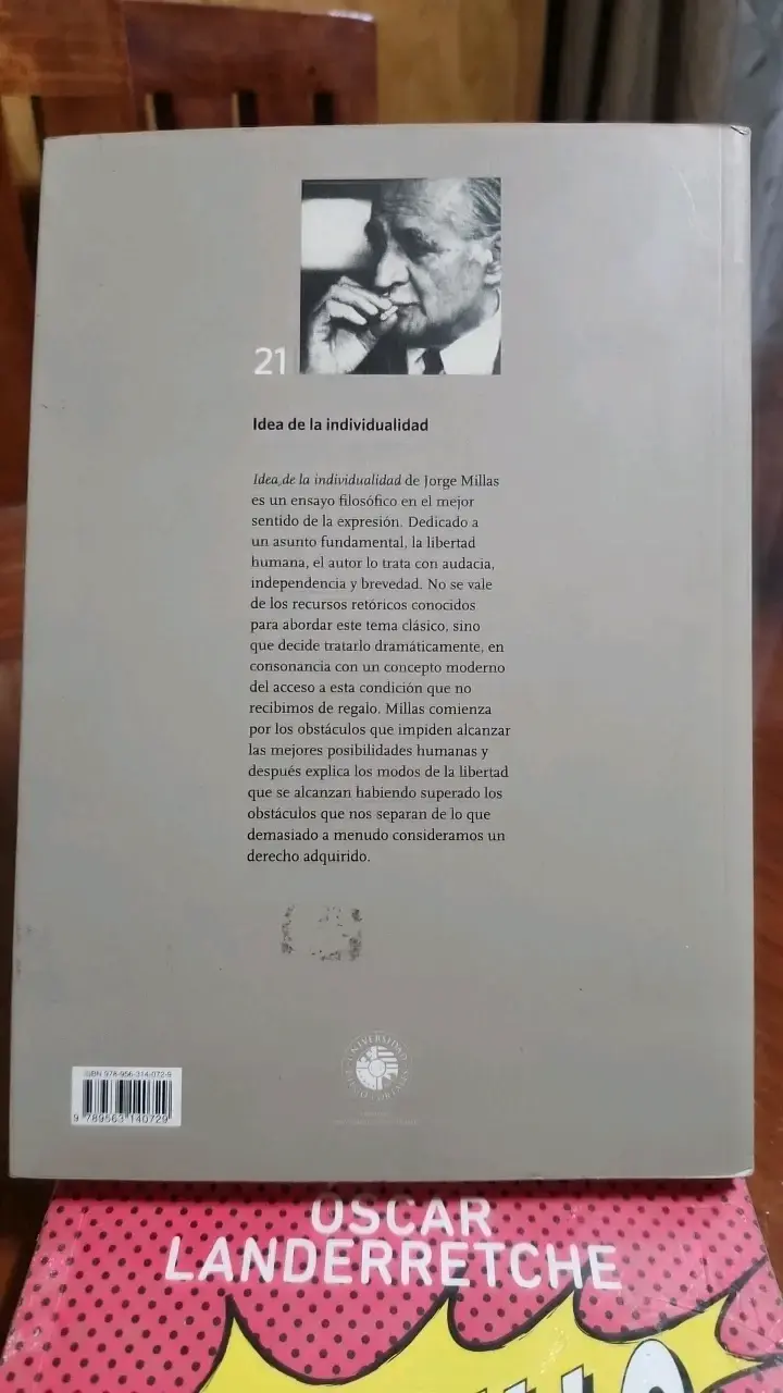 Libro 'Idea de la Individualidad' de Jorge Millas - 2