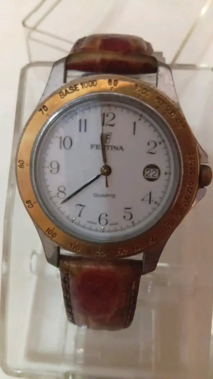 Reloj Festina de cuarzo con correa de cuero - 3
