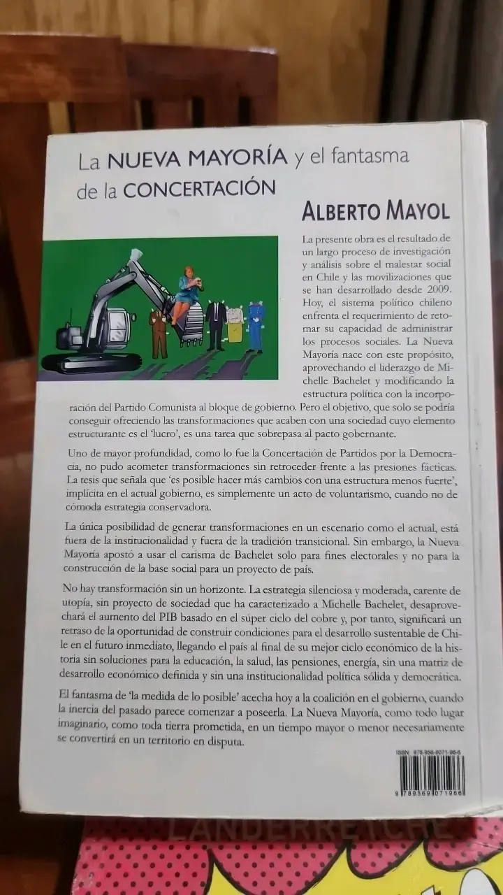 Libro 'La Nueva Mayoría y el Fantasma de la Concertación' de Alberto Mayol - 2
