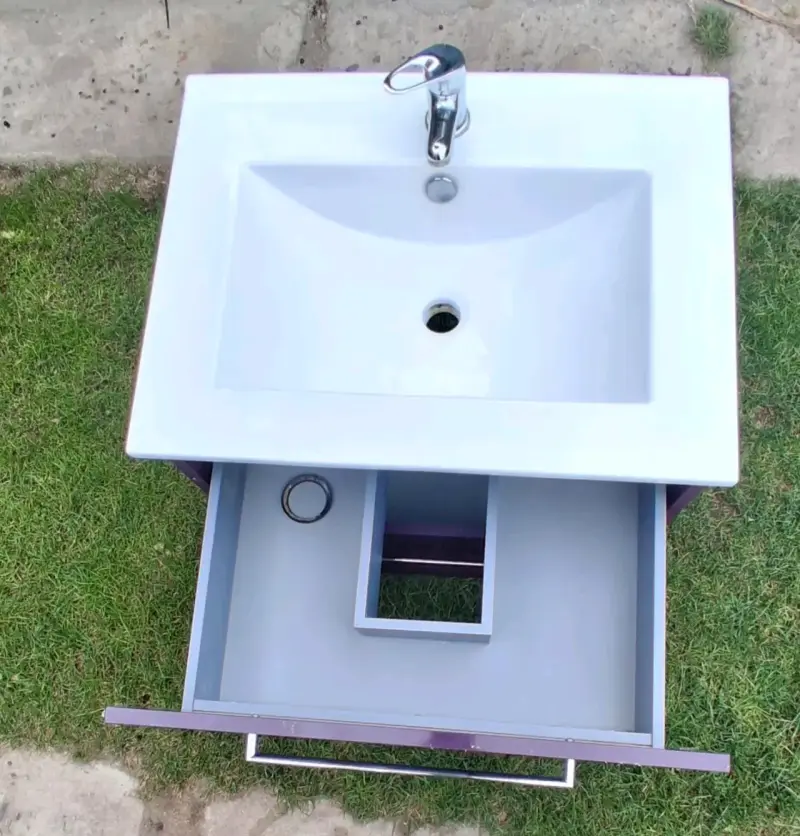 Lavamanos con mueble de baño moderno - 4