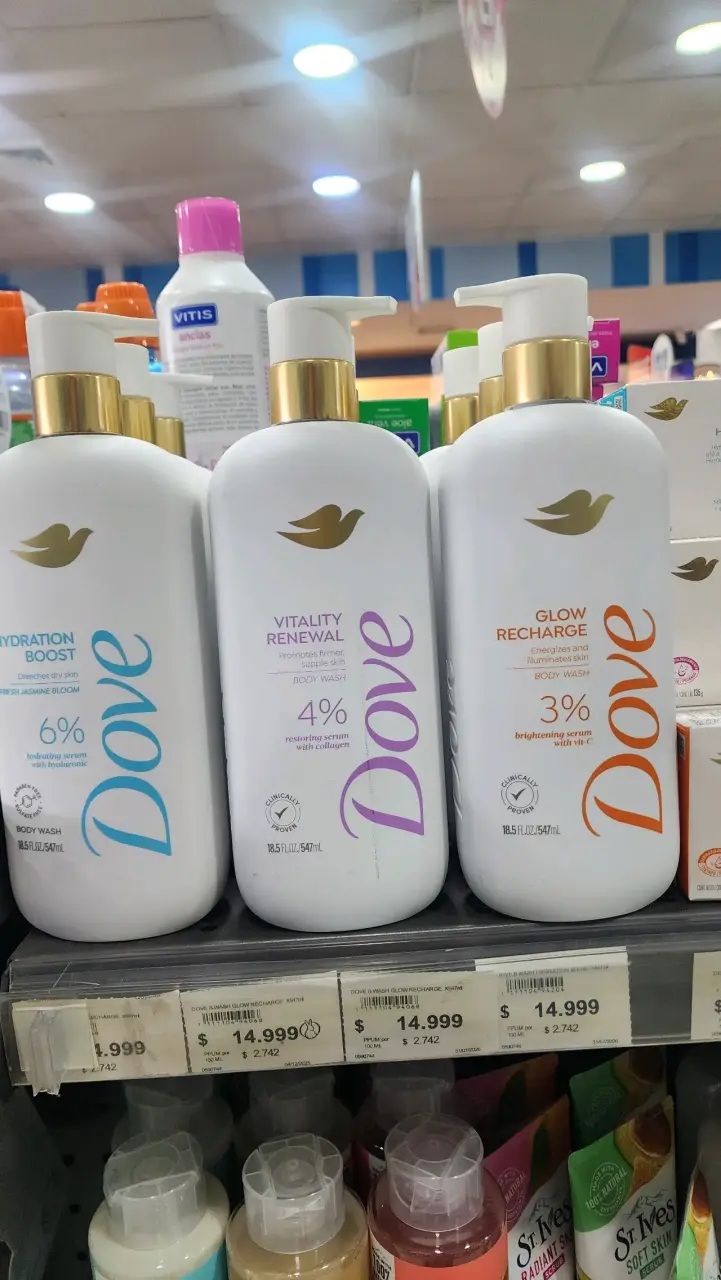 Gel de ducha Dove Vitality Renewal 547ml - 2