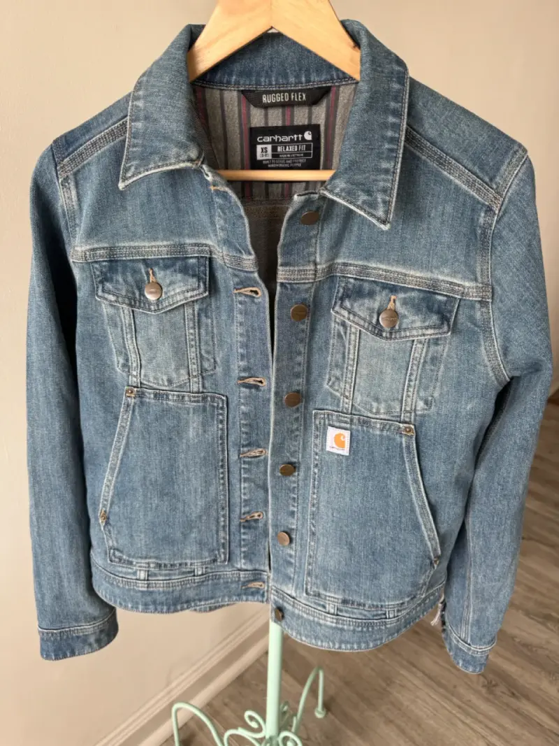 Chaqueta de mezclilla W Carhartt Rugged Flex XS - 1