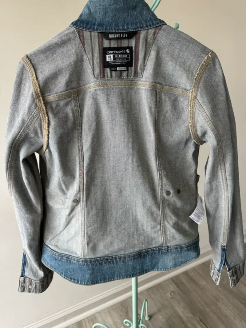 Chaqueta de mezclilla W Carhartt Rugged Flex XS - 6