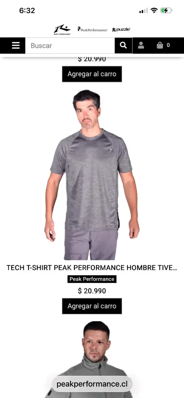 Polera Hombre Negra Peak Performance - 4