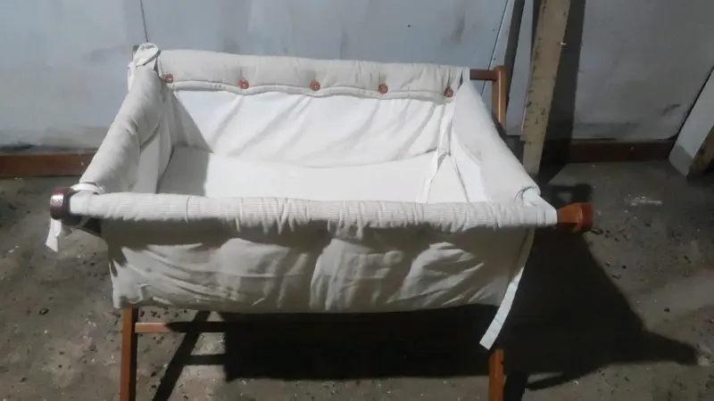 Cuna moisés de madera para bebé - 1