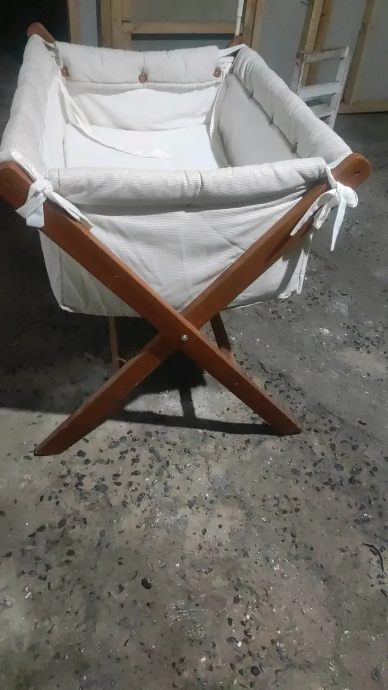 Cuna moisés de madera para bebé - 2