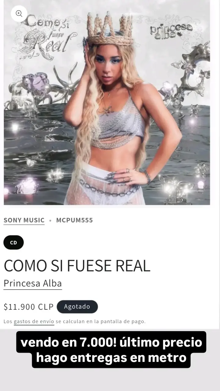 CD Como Si Fuese Real de Princesa Alba