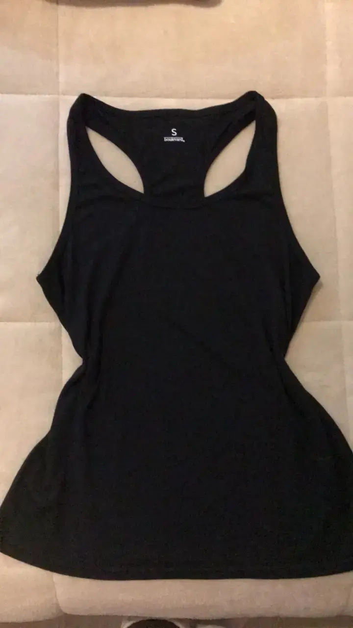 Polera Deportiva Negra Boulevard Talla S - 1