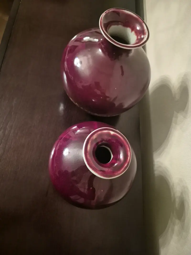 Juego de jarros de porcelana color cereza - 2