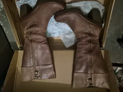 Botas de cuero marrón Panama Jack talla 36 - miniatura 1