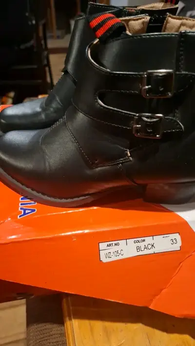 Botines de cuero negro Armonia para hombre - miniatura 2
