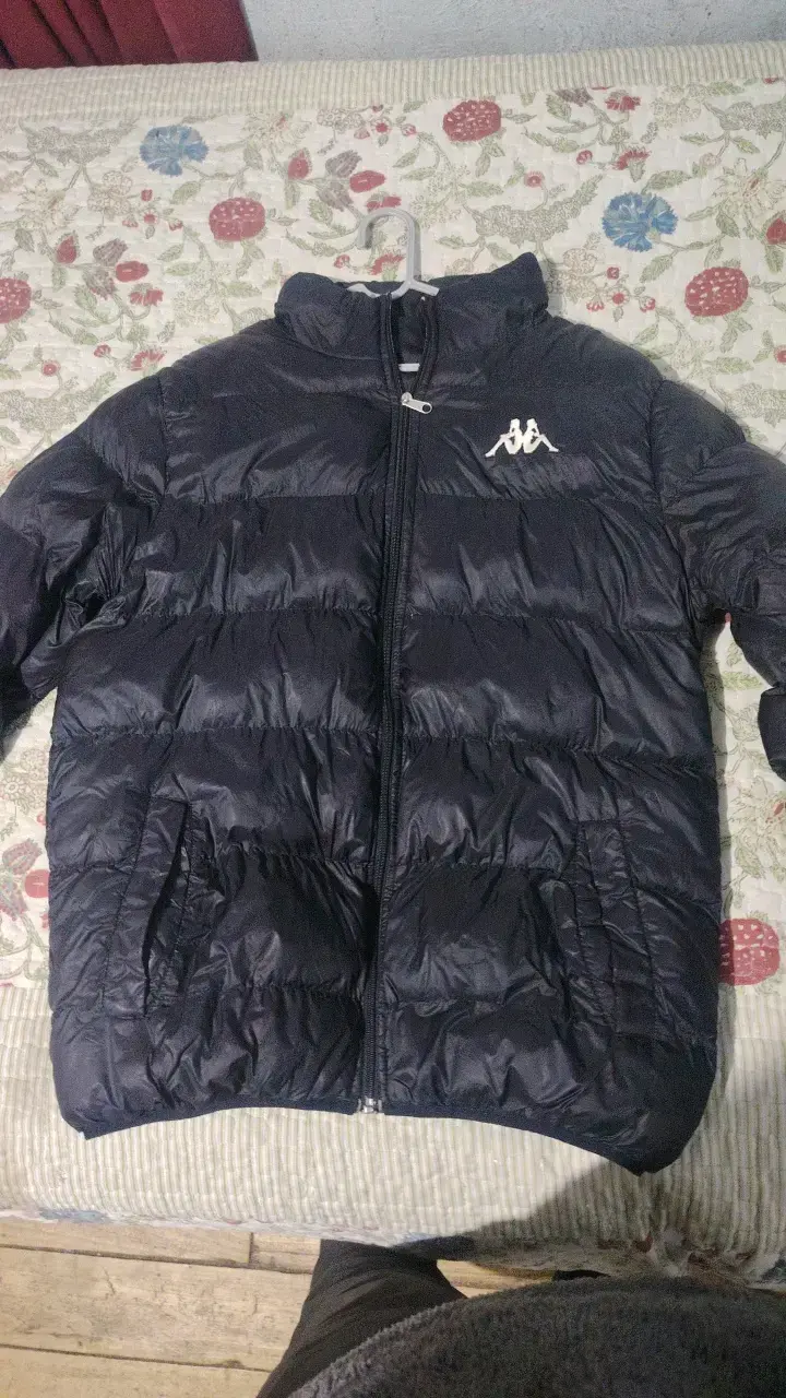 Chaqueta acolchada negra Kappa para hombre - 1